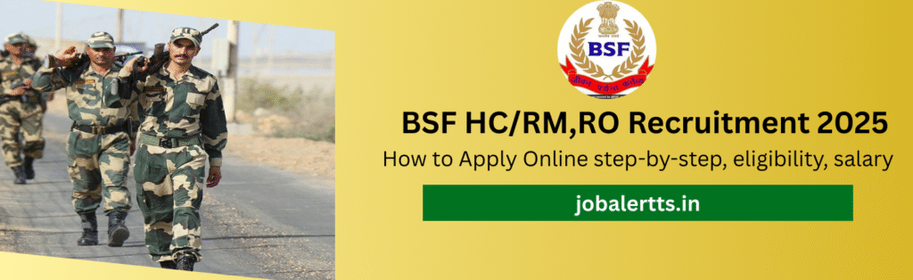 BSF Head Constable Recruitment